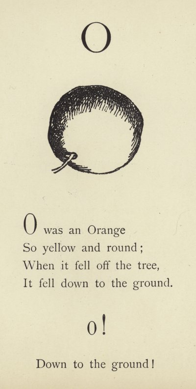 The Letter O by Edward Lear